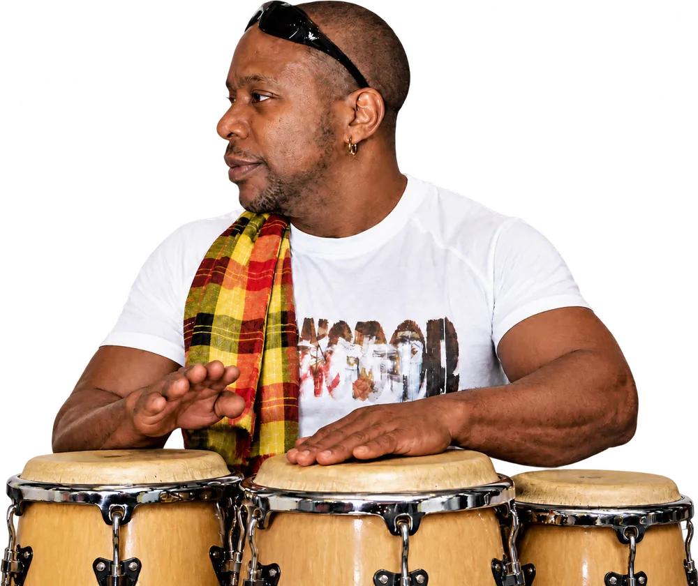 Le percussionniste aux congas